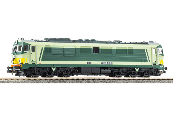 Motorová lokomotiva řady SU46, PKP, V. epocha, analogová verze, H0, Piko 52876