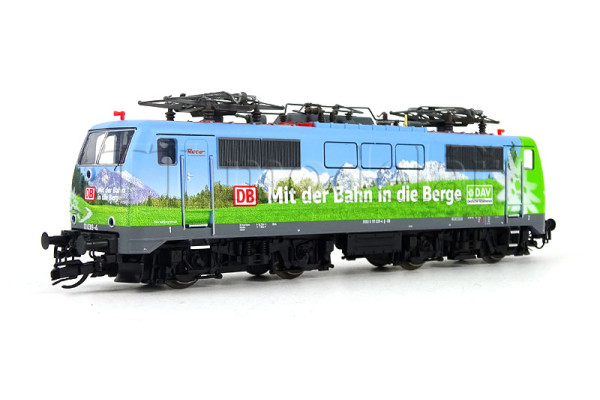 Elektrická lokomotiva 111 039-4 „DAV“, DB AG, analogová verze, VI. epocha, TT, Roco 7580026