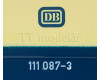 Elektrická lokomotiva 111 087-3, DB, analogová verze, IV. epocha, TT, Roco 7580025