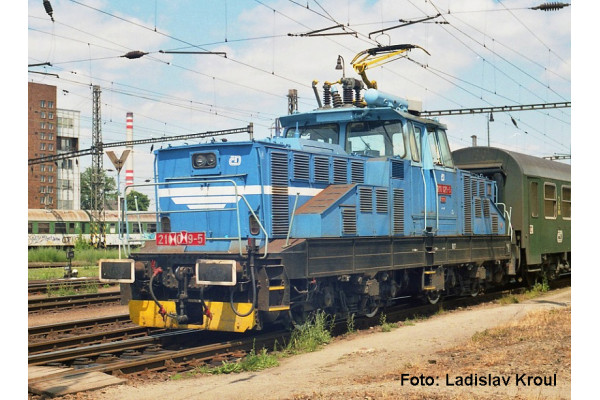 Elektrická lokomotiva řady 210 „Žehlička“, ČD, VI. epocha, analogová verze, H0, Piko 21084 Elektrická lokomotiva řady 210 „Žehlička“, ČD, VI. epocha, analogová verze, H0, Piko 21084