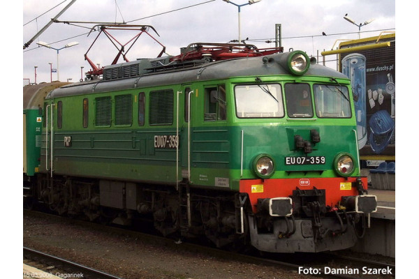 Elektrická lokomotiva řady EU07, PKP, V. epocha, zvuková verze, H0, Piko 96398