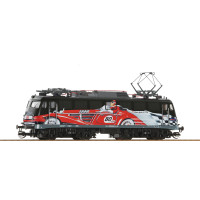 Elektrická lokomotiva 115 509-2, DB AG, "80 Jahre Autozug", zvuková verze, VI. epocha, TT, Roco 7590033