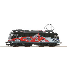 Elektrická lokomotiva 115 509-2, DB AG, "80 Jahre Autozug", zvuková verze, VI. epocha, TT, Roco 7590033