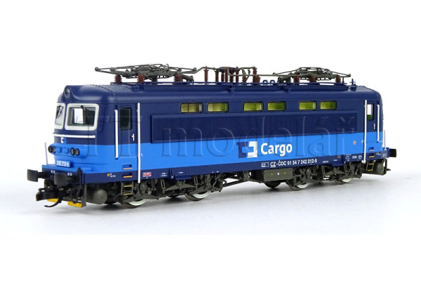 Elektrická lokomotiva řady 242 212-9, ČD Cargo, VI. epocha, analogová verze, TT, Piko 47482