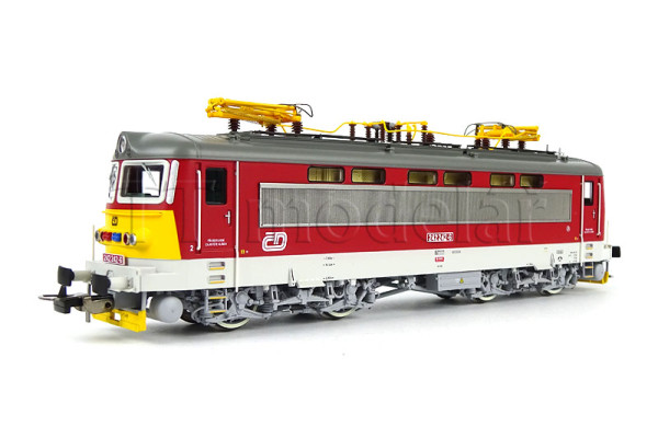 Elektrická lokomotiva řady 242, ČD, V. epocha, plzeňský nátěr, analogová verze, H0, Piko 97413