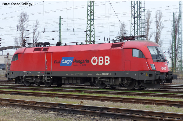 Elektrická lokomotiva řady 1116 ,,Taurus”, Rail Cargo Hungaria, VI. epocha, analogová verze, H0, Piko 57847