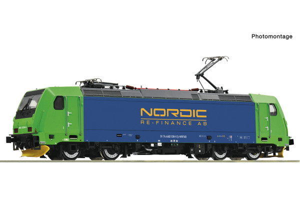 Elektrická lokomotiva 482 038-0, Nordic Re-Finance, zvuková verze, VI. epocha, H0, Roco 7510167