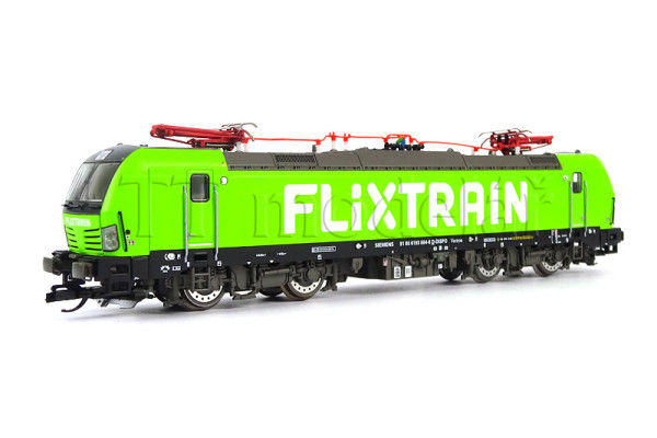 Elektrická lokomotiva řady 193 Vectron, Flixtrain, VI. epocha, TT, Tillig 04845 Elektrická lokomotiva řady 193 Vectron, Flixtrain, VI. epocha, TT, Tillig 04845