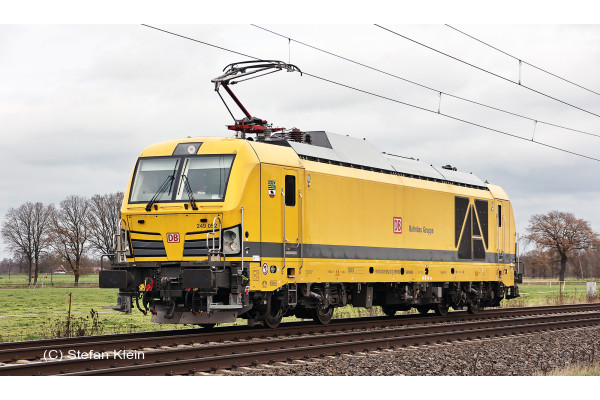 Elektrická lokomotiva řady 249, DB Bahnbau Gruppe, VI. epocha, TT, stavevnice, analogová verze, Tillig TT Club 2027, Tillig 502890 Elektrická lokomotiva řady 249, DB Bahnbau Gruppe, VI. epocha, TT, stavevnice, analogová verze, Tillig TT Club 2027, Tillig 502890
