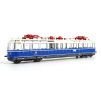 Vyhlídkový elektrický vůz 491 001-4, DB, digitální verze, V. epocha, TT, Kres 4911D Vyhlídkový elektrický vůz 491 001-4, DB, digitální verze, V. epocha, TT, Kres 4911D