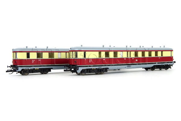 Set motorového a řídicího vozu, VT 137, VS 145, DR, III. epocha, TT, Tillig 02857
