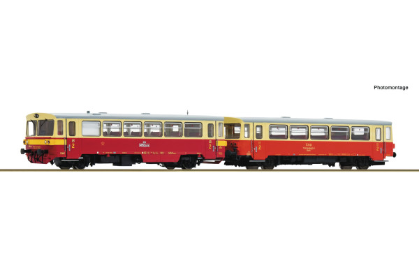 Motorový vůz M 152.0478 s přívěsným vozem Baafx, ČSD, analogová verze, IV. epocha, TT, Roco 7780011 Motorový vůz M 152.0478 s přívěsným vozem Baafx, ČSD, analogová verze, IV. epocha, TT, Roco 7780011