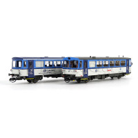 Motorový vůz 810 394-7 s přípojným vozem, ČD, analogová verze, VI. epocha, TT, Roco 7780004B Motorový vůz 810 394-7 s přípojným vozem, ČD, analogová verze, VI. epocha, TT, Roco 7780004B