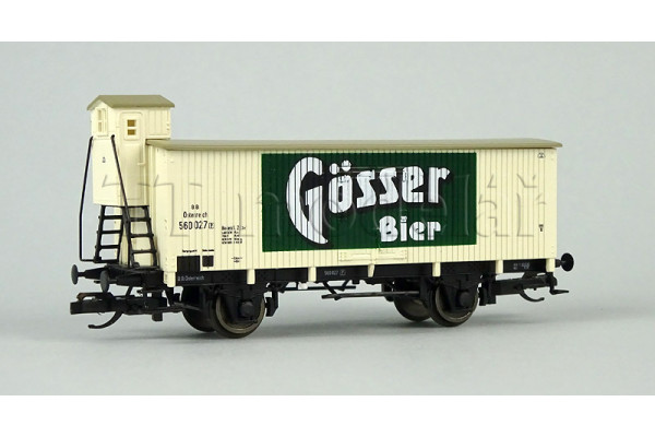 Chladicí vůz „Gösser Bier“, BBÖ, II. epocha, TT, DOPRODEJ, Tillig 17393