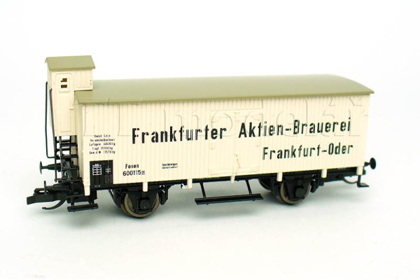 Izotermický vůz A2 "Frankfurter Aktien-Brauerei", K.P.E.V., I. epocha, TT, limitovaná série, DOPRODEJ, Tillig 501767