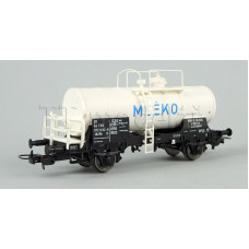 Kotlový vůz Uh ,,MLÉKO", ČSD, IV. epocha, H0, Tillig 77070
