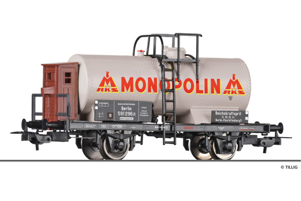 Kotlový vůz "Reichskraftsprit GmbH”, DRG, II. epocha, H0, Tillig 77078 Kotlový vůz "Reichskraftsprit GmbH”, DRG, II. epocha, H0, Tillig 77078