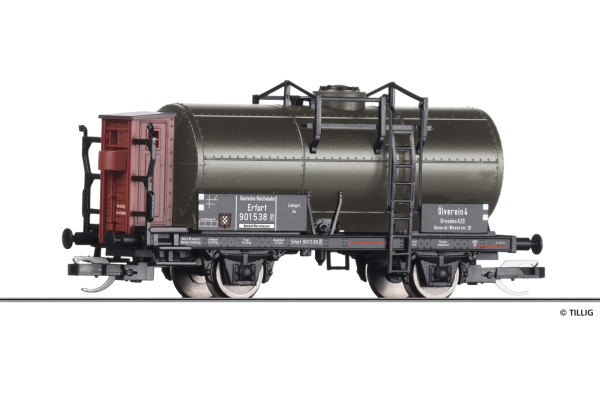 Kotlový vůz  „Ölverein 4 Dresden“, DRG, II. epocha, TT, Tillig 95779
