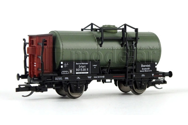 Kotlový vůz „Ölverein 4 Dresden“, DRG, II. epocha, TT, Tillig 95779 Kotlový vůz „Ölverein 4 Dresden“, DRG, II. epocha, TT, Tillig 95779