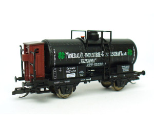 Kotlový vůz „Mineralöl-Industrie- Gesellschaft Wien-Trzebinia“, zařazen u K.P.E.V., I. epocha, TT, DOPRODEJ, Tillig 95856