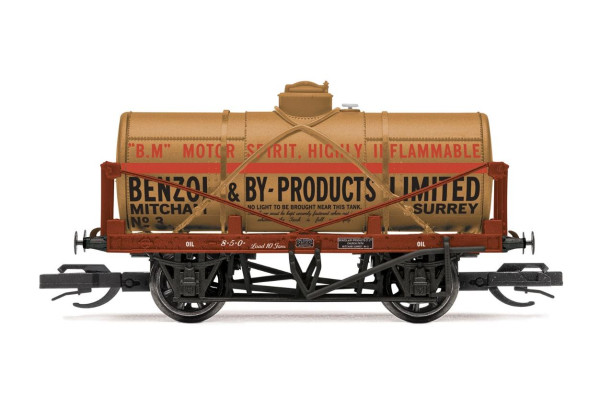 Kotlový vůz Benzol, 12T, III. epocha, TT, Hornby TT6029