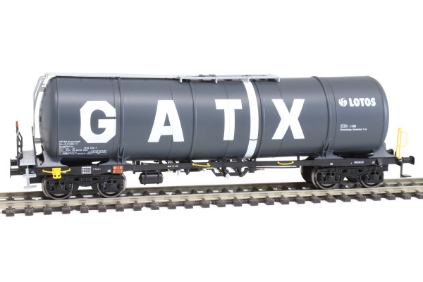 Kotlový vůz Zacns 88, GATX Lotos, černý, VI. epocha, H0, IGRA MODEL 96210068