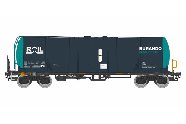 Kotlový vůz Zacns 88, Atir Rail / Burando, modrý, VI. epocha, H0, IGRA MODEL 96210078 Kotlový vůz Zacns 88, Atir Rail / Burando, modrý, VI. epocha, H0, IGRA MODEL 96210078