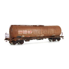 Kotlový vůz Zacens, 78 m3, Railco, VI. epocha, patinovaný, TT, IGRA MODEL 96200036w