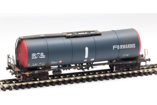 Kotlový vůz Zacns 88 Atir Rail Forwardis, VI. epocha, patinovaný, TT, IGRA MODEL 96200058w