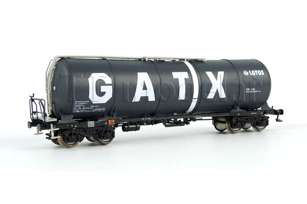Kotlový vůz Zans 88, GATX Lotos, černý, VI. epocha, TT, IGRA MODEL 96200084