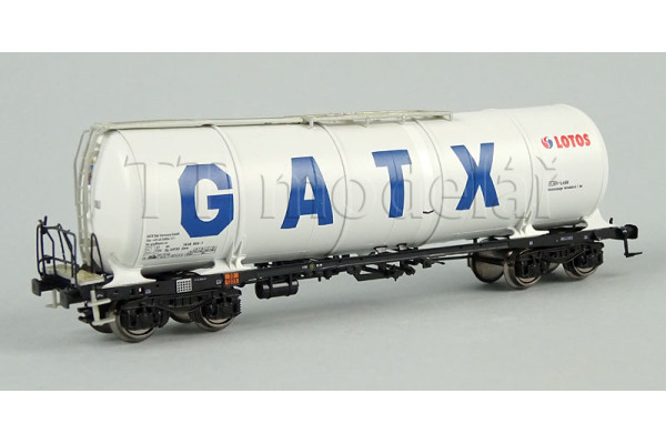 Kotlový vůz Zans 88, GATX Lotos, bílý, VI. epocha, TT, IGRA MODEL 96200085