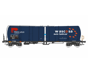 Kotlový vůz Zans 98 Wascosa Euro Tank car Petro Plus, VI. epocha, jednorázová série, TT, IGRA MODEL 96200089