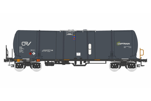 Kotlový vůz Zans 88 ORV / Captrain, VI. epocha, TT, IGRA MODEL 96200091