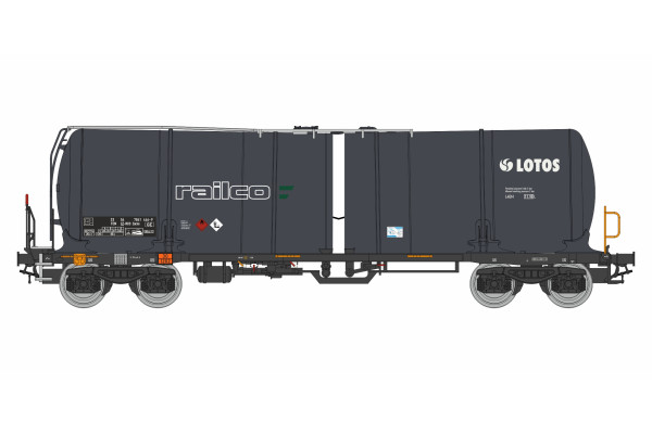 Kotlový vůz Zacns 88 Railco Lotos, VI. epocha, H0, IGRA MODEL 96210074