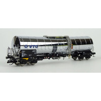 Kotlový vůz VTG, nerez kotel, VI. epocha, TT, Piko 47782