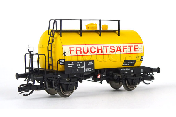 Kotlový vůz typu Deutz, DR, Fruchtsäfte, IV. epocha, TT, Saxonia 120172 Kotlový vůz typu Deutz, DR, Fruchtsäfte, IV. epocha, TT, Saxonia 120172