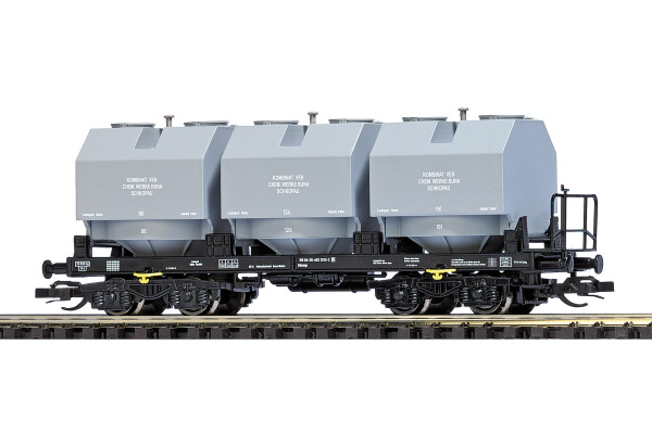 Vůz na přepravu vápna "Buna", DR, IV. epocha, TT, DOPRODEJ, Busch 33574