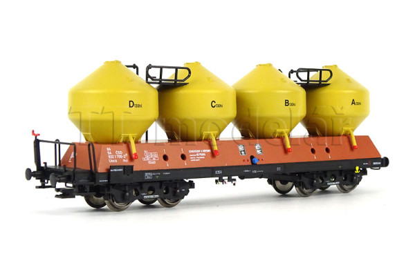 Vůz na sypké hmoty Uacs/Raj, ČSD Praha, IV. epocha, TT, IGRA MODEL 96400000