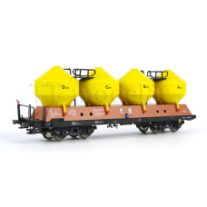 Vůz na sypké hmoty Uacs/Raj ČD 1, V. epocha, TT, IGRA MODEL 96400002