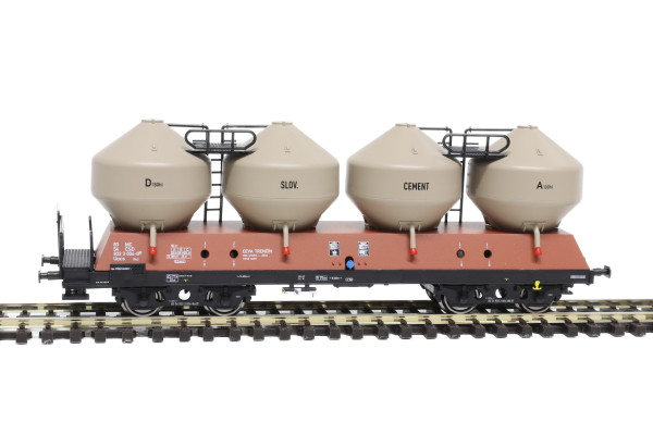 Vůz na sypké hmoty Uacs Slovcement, ČSD, IV. epocha, TT, IGRA MODEL 96400010