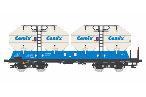 Vůz na sypké hmoty Uacs Cemix 2, VI. epocha, TT, IGRA MODEL 96400011