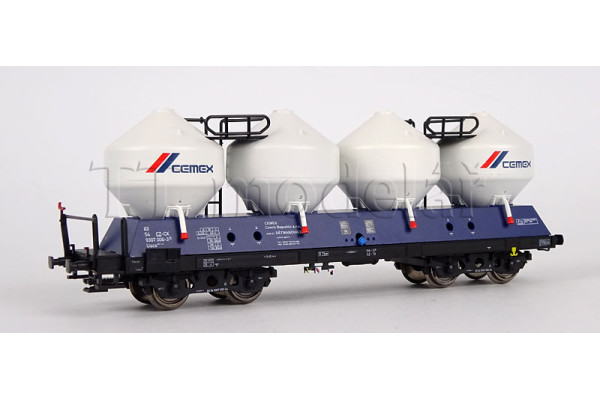 Vůz na sypké hmoty Uacs Cemex, VI. epocha, TT, IGRA MODEL 96400012