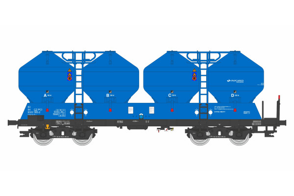 Vůz na sypké hmoty Uacs, PKP, VI. epocha, TT, IGRA MODEL 96400017