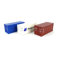 Set tří 20' kontejnerů, H0, Tillig 09836 Set tří 20' kontejnerů, H0, Tillig 09836