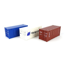 Set tří 20' kontejnerů, H0, Tillig 09836 Set tří 20' kontejnerů, H0, Tillig 09836