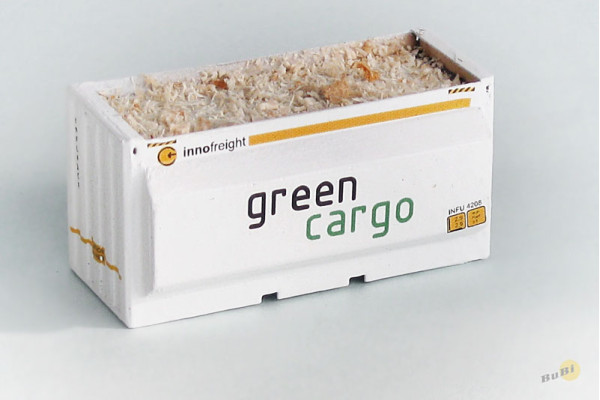 Kontejner ,,Green Cargo", H0, BuBiModel h070040