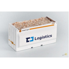 Kontejner ,,ČD Logistics", H0, BuBiModel h070042