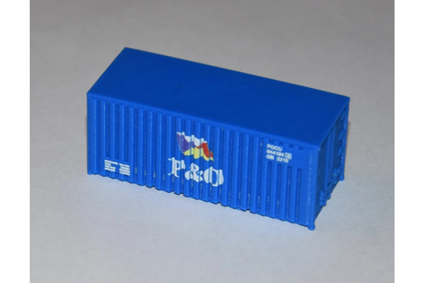 Kontejner ,,P&O", H0, BuBiModel h070130