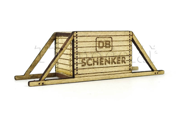 Přepravní bedna DB Schenker, hotový model, H0, BubiModel h070076