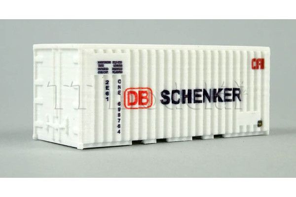 Kontejner ,,DB Schenker", bílý, H0, BuBiModel h070121